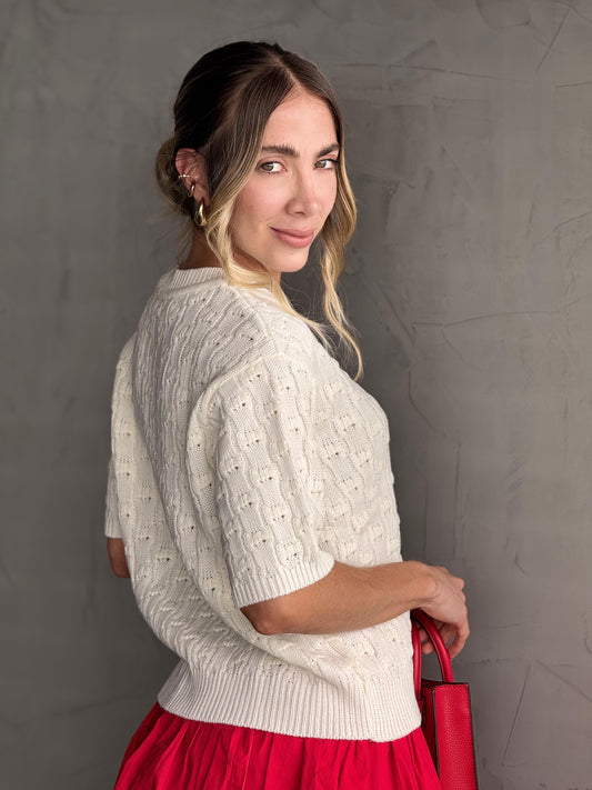 Blusa tejida monaco espalda